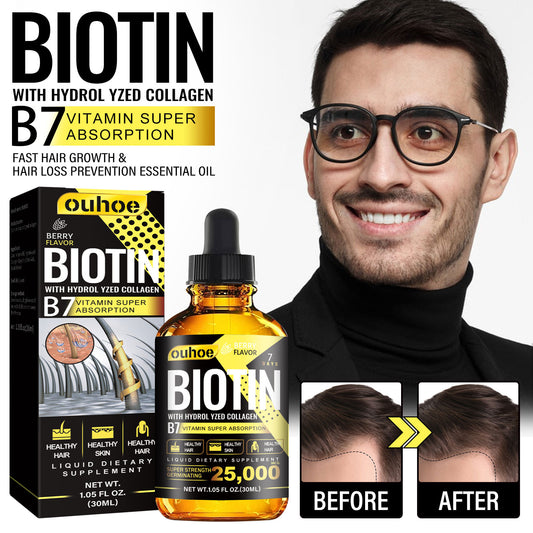 Biotin And Liquid Collagen Supplement For Men & Women